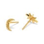 Moon and star earrings by Ottoman Hands